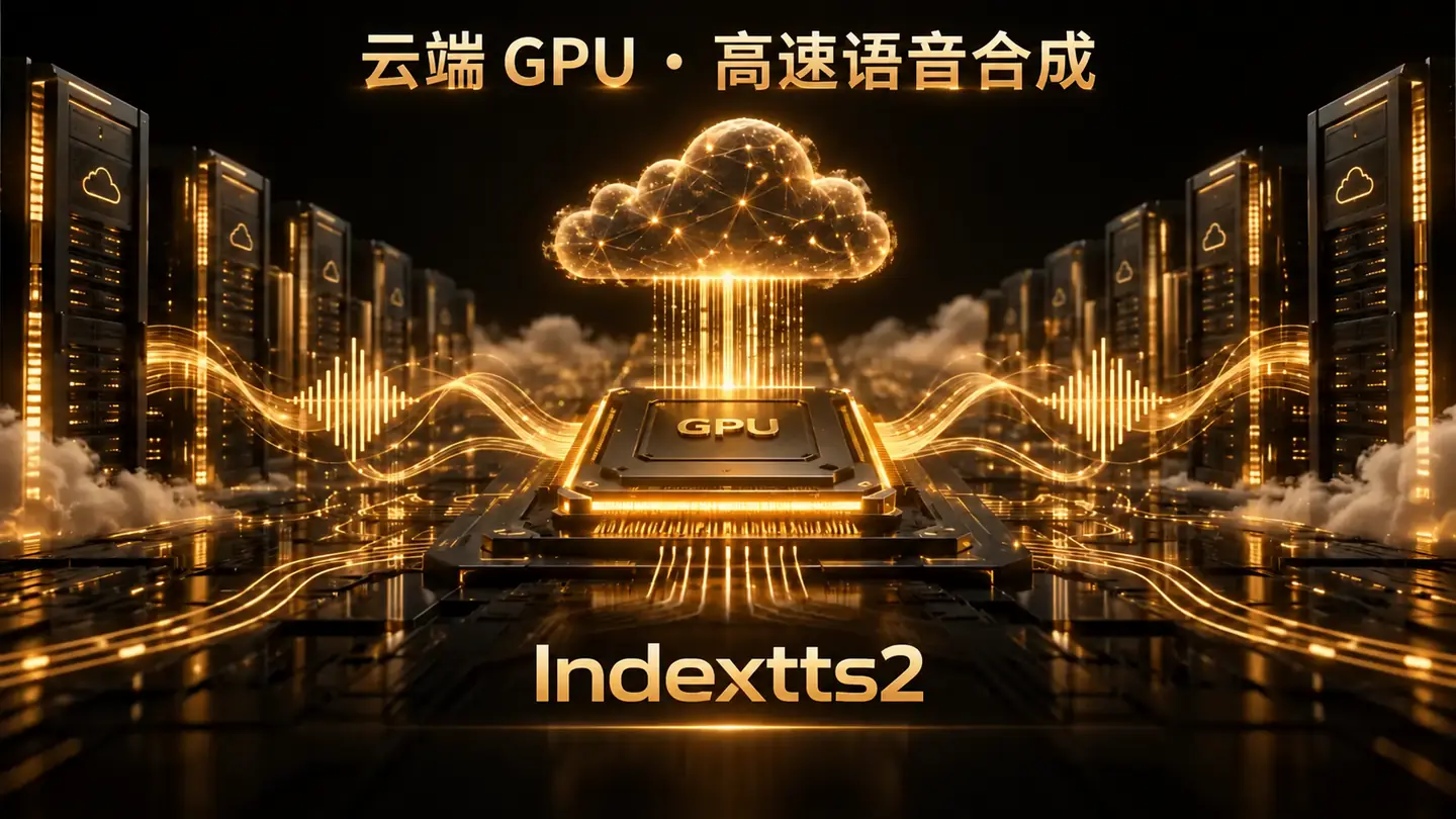 Indextts2 云端 GPU 高速语音合成：云端服务器、芯片与音频数据流